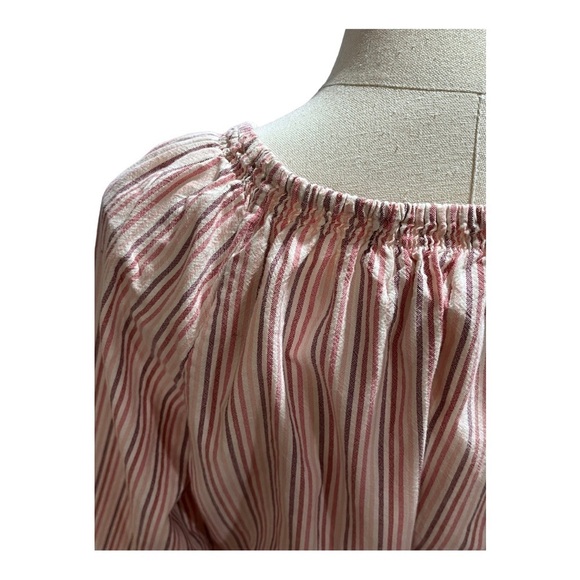 The GREAT Women’s Derby Cotton Oversize Midi Dress In Sunset Stripe 2 Med New - Picture 11 of 15